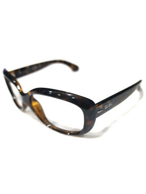 Ray-Ban Women's Tortoiseshell Rectangle Eyeglass Frames - Brown